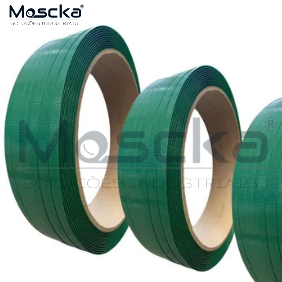 Fita PET 16mm de alta qualidade para arqueação industrial Moscka