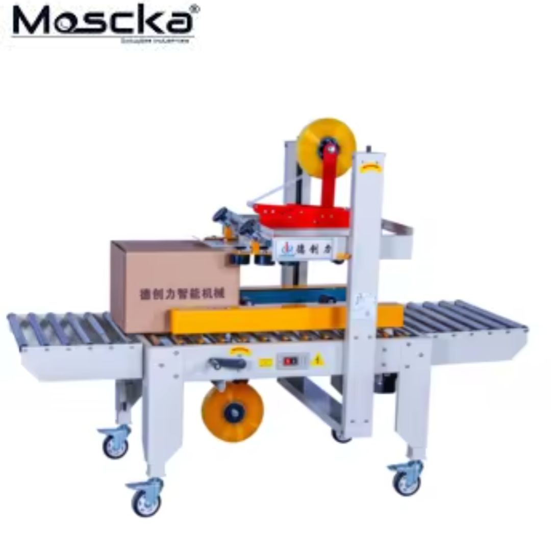 Máquina seladora automática para caixas de papelão Moscka